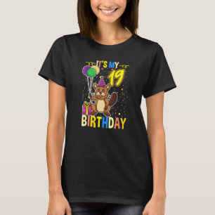 Camiseta É o meu 19º Aniversário