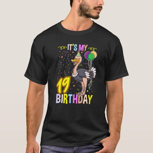 Camiseta É o meu 19º aniversário (Frente)