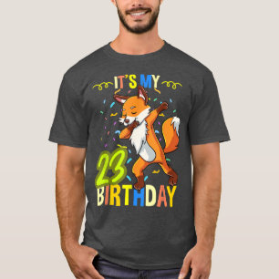 Camiseta É O Meu 23º Aniversário A Dabbing Fo