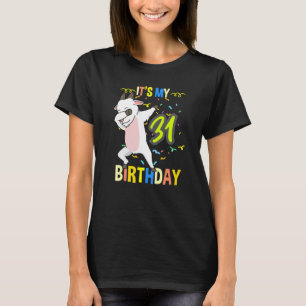 Camiseta É O Meu 31º Aniversário A Bater