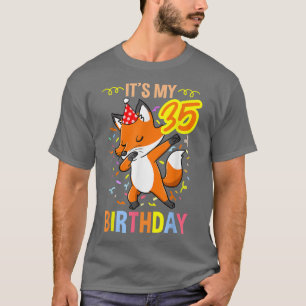 Camiseta É o meu 35º aniversário