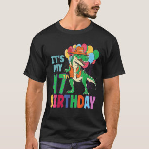 Camiseta É o meu 47.º aniversário Dinossauros Meninas Menin