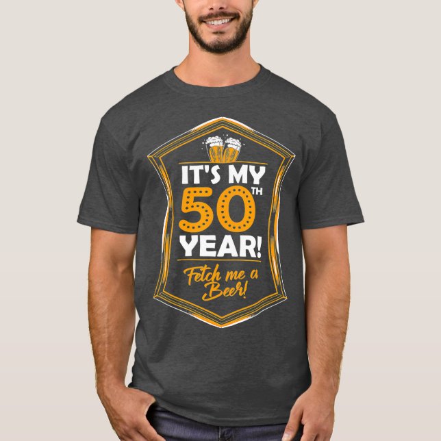 Camiseta É o meu 50º aniversário (Frente)