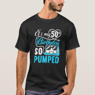 Camiseta É o meu 50º Aniversário, que eu tô amontoado e