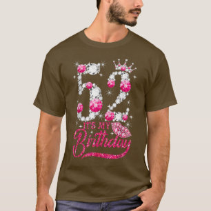 Camiseta É o meu 52º Aniversário Rainha de 52 Anos Calçados