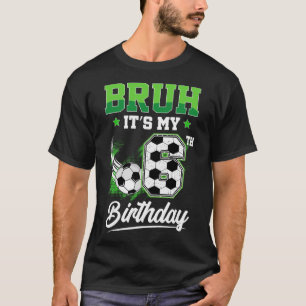 Camiseta É o meu 6º aniversário Menino Fã de Esportes 6 Ano