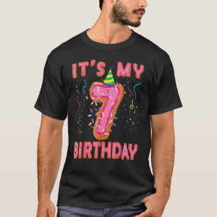 Camiseta É o meu 7 Aniversário de Aniversário Feliz 7 Anos