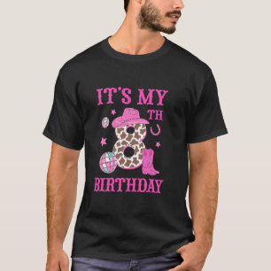 Camiseta É o meu 8º aniversário Rodeio Ocidental Cowgirl 8 