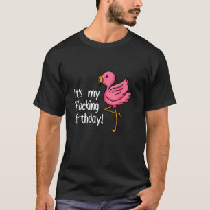 Camiseta É o meu amor de aniversário engraçado, rosa-rosa,