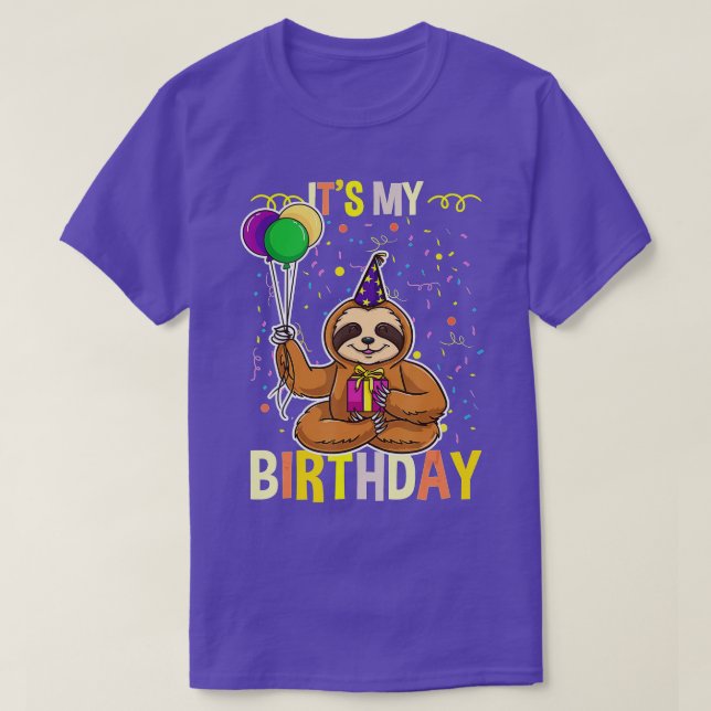 Camiseta É O Meu Animal De Lama De Aniversário (Frente do Design)