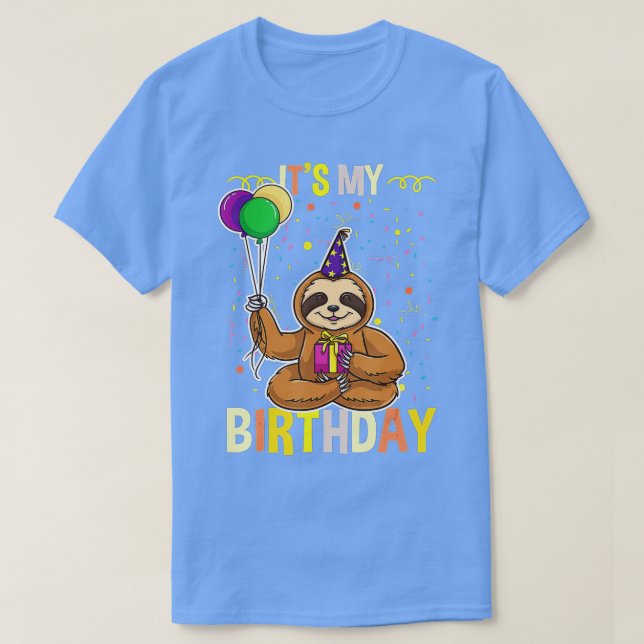 Camiseta É O Meu Animal De Lama De Aniversário (Frente do Design)