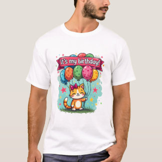 Camiseta É o meu aniversário