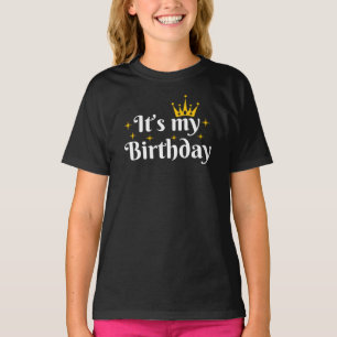 Camiseta É o meu aniversário