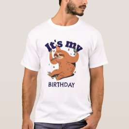 Camiseta É o meu aniversário.