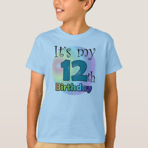 Camiseta É o meu aniversário 12