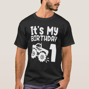 Camiseta É o meu Aniversário 1 O Quê é o Aniversário do Mon
