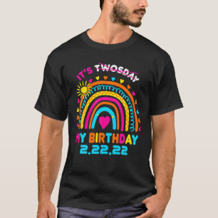 Camiseta É O Meu Aniversário, 22-22-2022, Segundo 2 De Fe