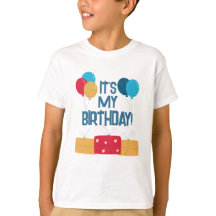 É o meu aniversário Balões e Presentes