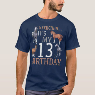 Camiseta É O Meu Aniversário De 13