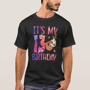 Camiseta É o meu aniversário de 13, aniversário de 13 anos