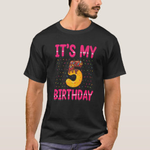 Camiseta É o meu aniversário de 5, Sprinkles Themed Kids Bi