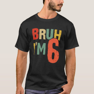 Camiseta É o meu aniversário de 6, tenho 6 anos