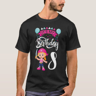 Camiseta É o meu aniversário de 8 crianças, que foi conside