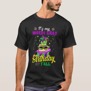 Camiseta É o meu aniversário de Mardi Gras.