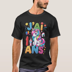 Camiseta É o Meu Aniversário para Meninas Unicórnio Dabbing