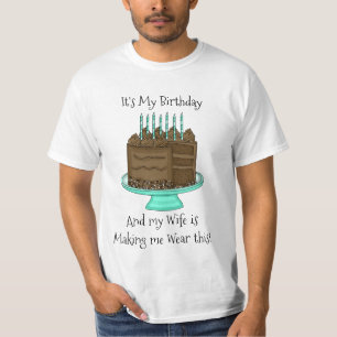 Camiseta É o meu aniversário   Sarcástico engraçado