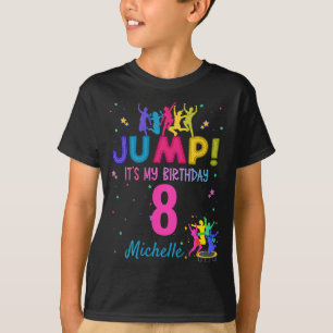 Camiseta É o meu aniversário, Trampoline Bunt.