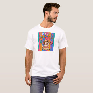 Camiseta É o Meu Barkday - Desenho Animado de Aniversário d