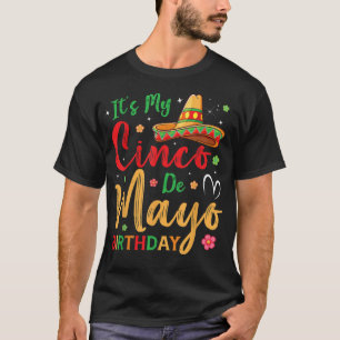Camiseta É o meu Cinco de Mayo Aniversário Tacos Men Boy