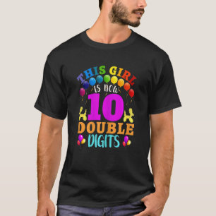 Camiseta É o meu décimo aniversário, dois dígitos, esta gar