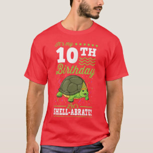 Camiseta É o meu décimo aniversário que permite o Shellabra