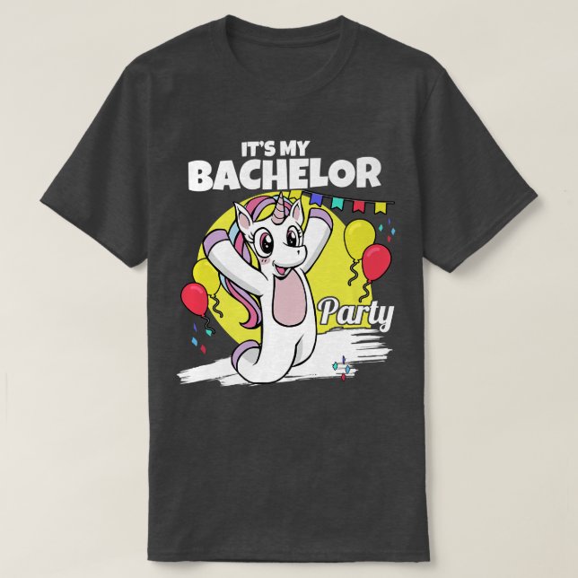 Camiseta É O Meu Despedida De Solteiro Para Homens Maravilh (Frente do Design)