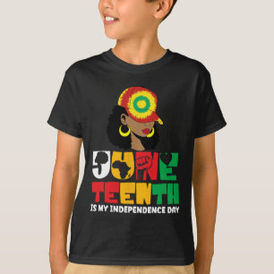 Camiseta É O Meu Dia da Independência Mulheres Negras O Ódi