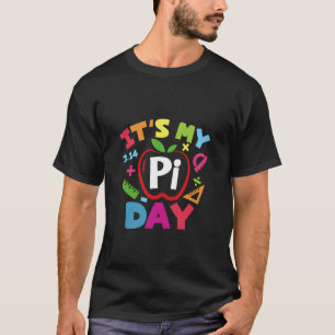 Camiseta É o Meu Dia do Pi Professor de Matemática Símbolo 