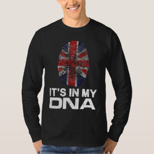 Camiseta É O MEU DNA EM impressão digital Orgulho nacional