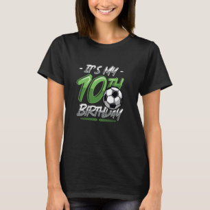 Camiseta É o Meu Futebol de Aniversário de 10 Anos