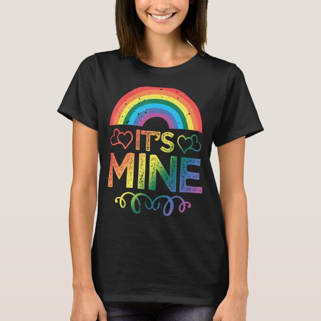 Camiseta É o meu Gay LGBTQ+ Orgulho LGBT (Frente)