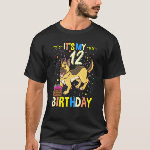 Camiseta É O Meu German shepherd De Aniversário 12