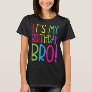 Camiseta É o meu irmão Festa de aniversário de aniversário