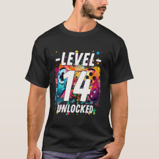 Camiseta É o meu jogo de Aniversário do 14 no 14 de jogos d