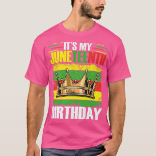 Camiseta É o meu milésimo aniversário Melanin Pride African