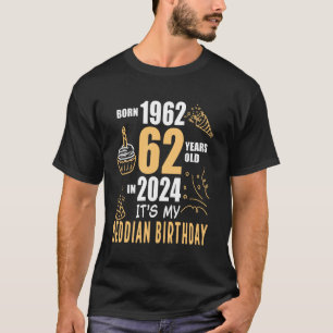 Camiseta É o meu Nascer de aniversário de 1962, 62 anos.