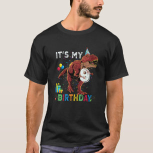 Camiseta É o meu nono aniversário Feliz 9 anos Dinossauro T