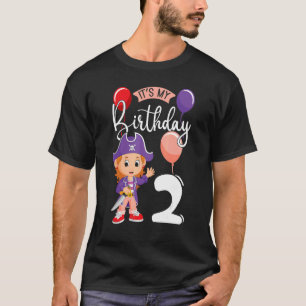 Camiseta É o meu Partido Pirata de Aniversário do Dia 2.