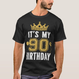 Camiseta É o meu presente de aniversário de 90 por 90 anos.