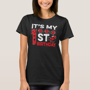 Camiseta É o meu primeiro aniversario, docinho-de-daminha e